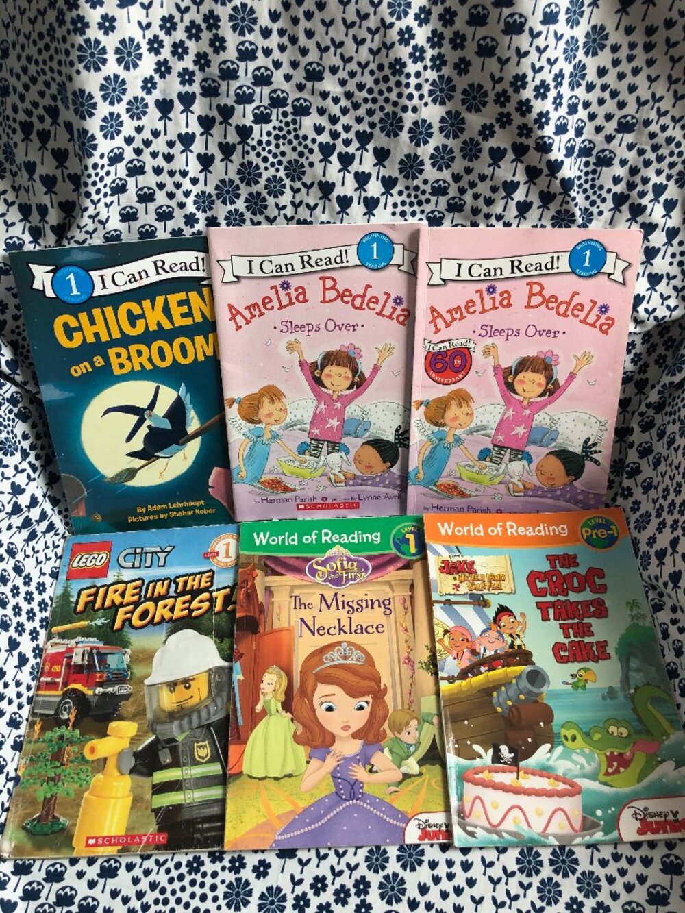 Random Lot Of 6 Level 1 World Of Reading | I Can Read | Scholastic Disney Amelia